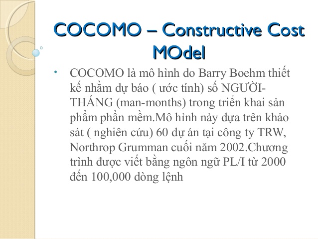 cocomo cost model